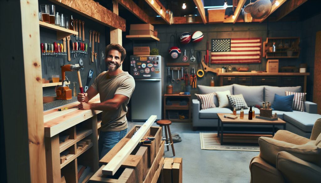 DIY man cave projects